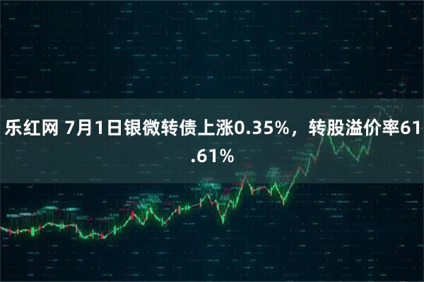 乐红网 7月1日银微转债上涨0.35%，转股溢价率61.61%